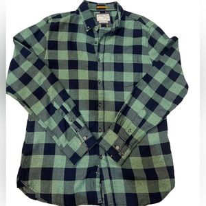 Denim & Flower plaid shirt size M